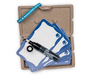 MTN WTF Sticker Set - Blue Frame 50 Units + Marker