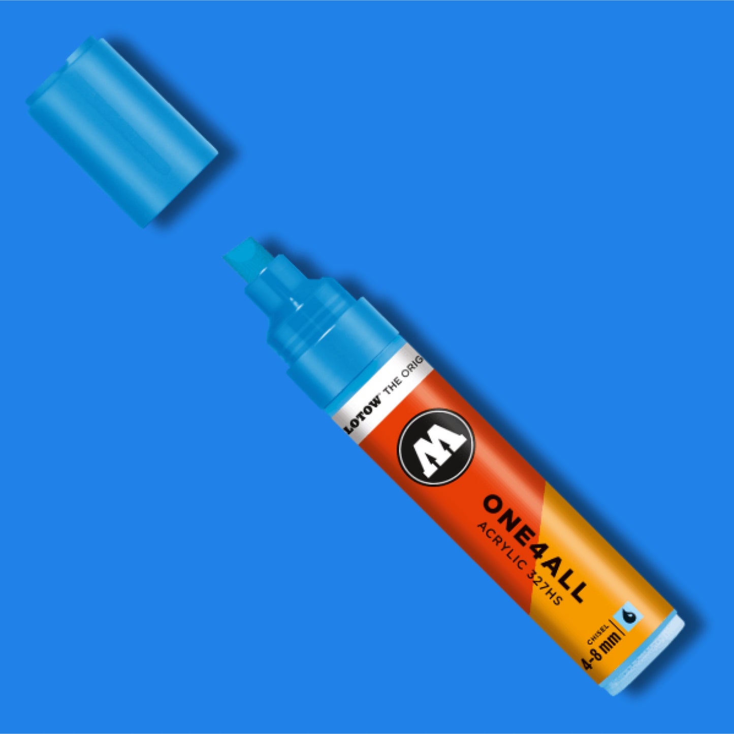 MOLOTOW ONE4ALL Marker 327HS - 161 - Middle Shock Blue