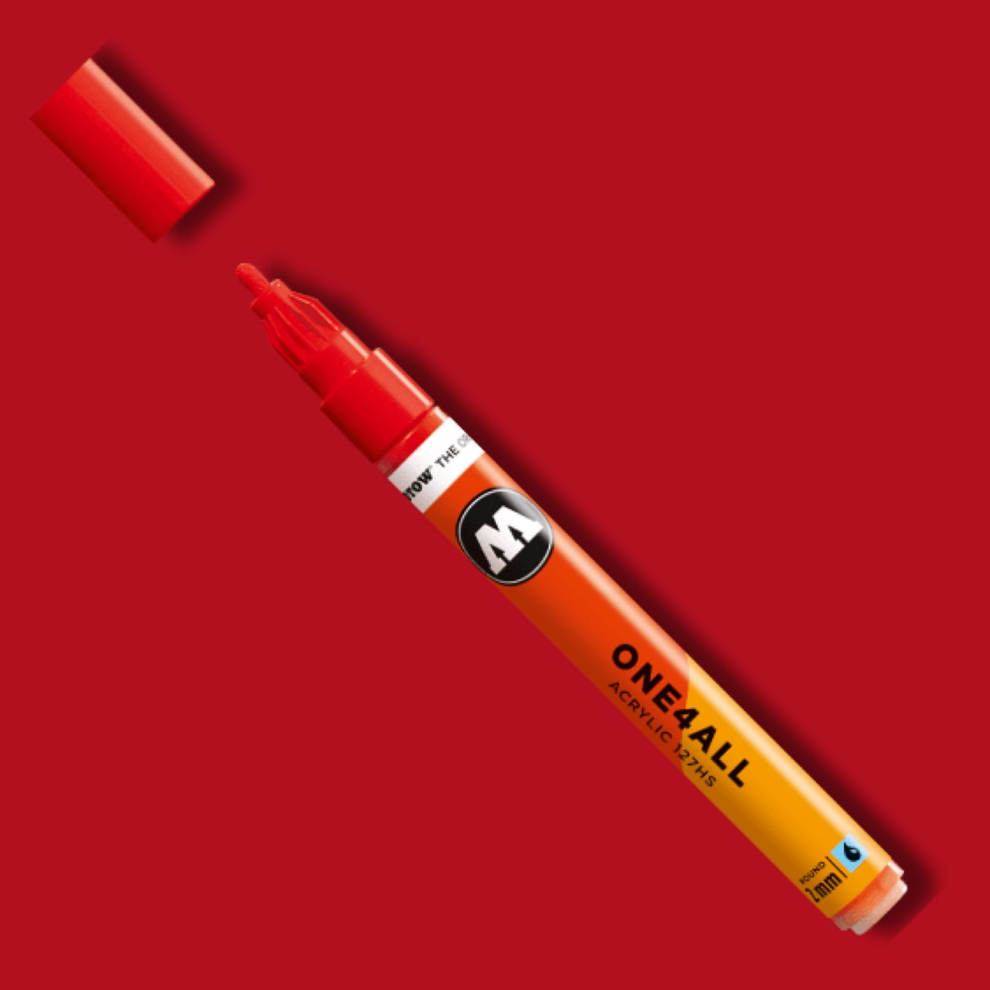 Molotow ONE4ALL Marker 127HS - 013 Traffic Red