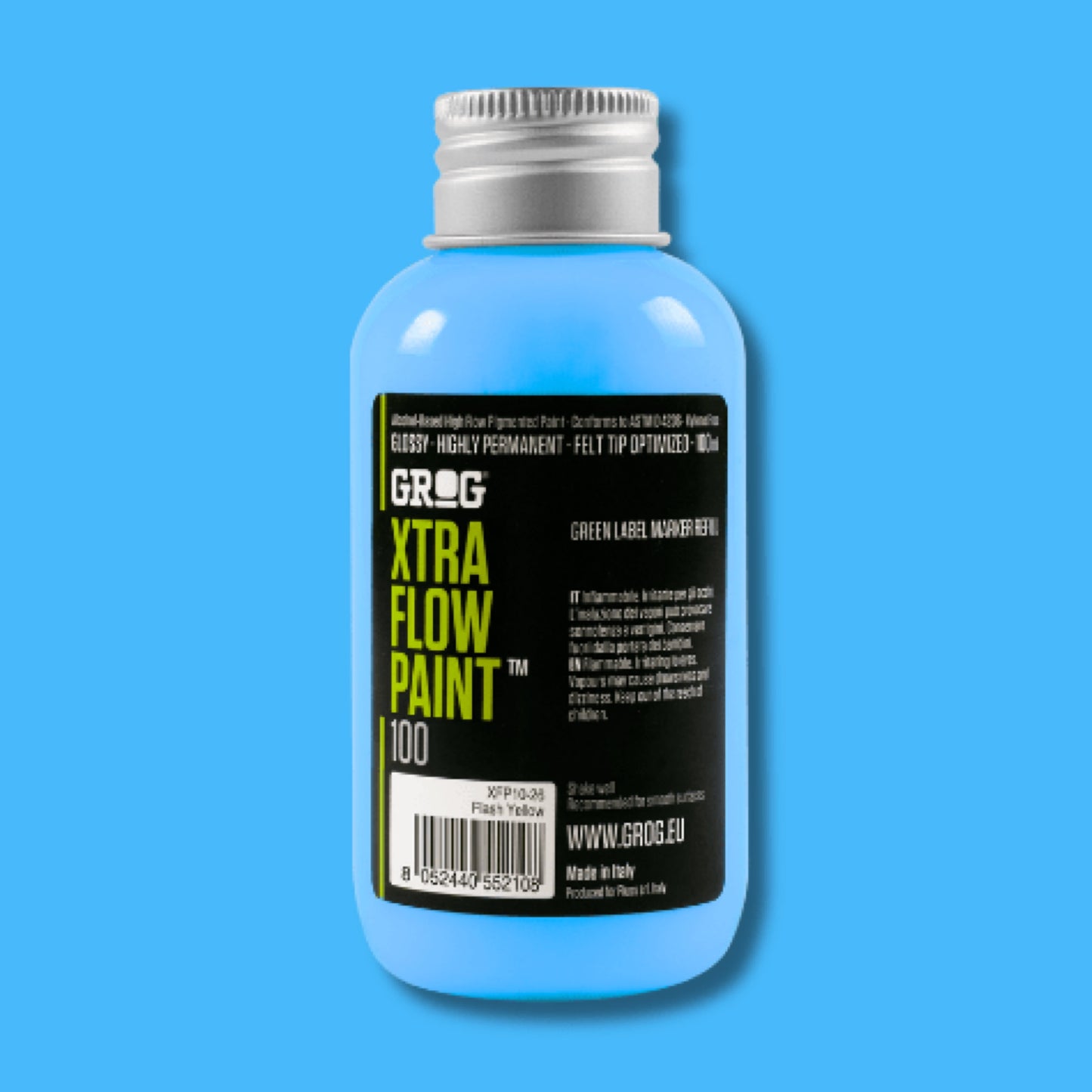 GROG XTRA FLOW PAINT 100 mm - Iceberg Blue