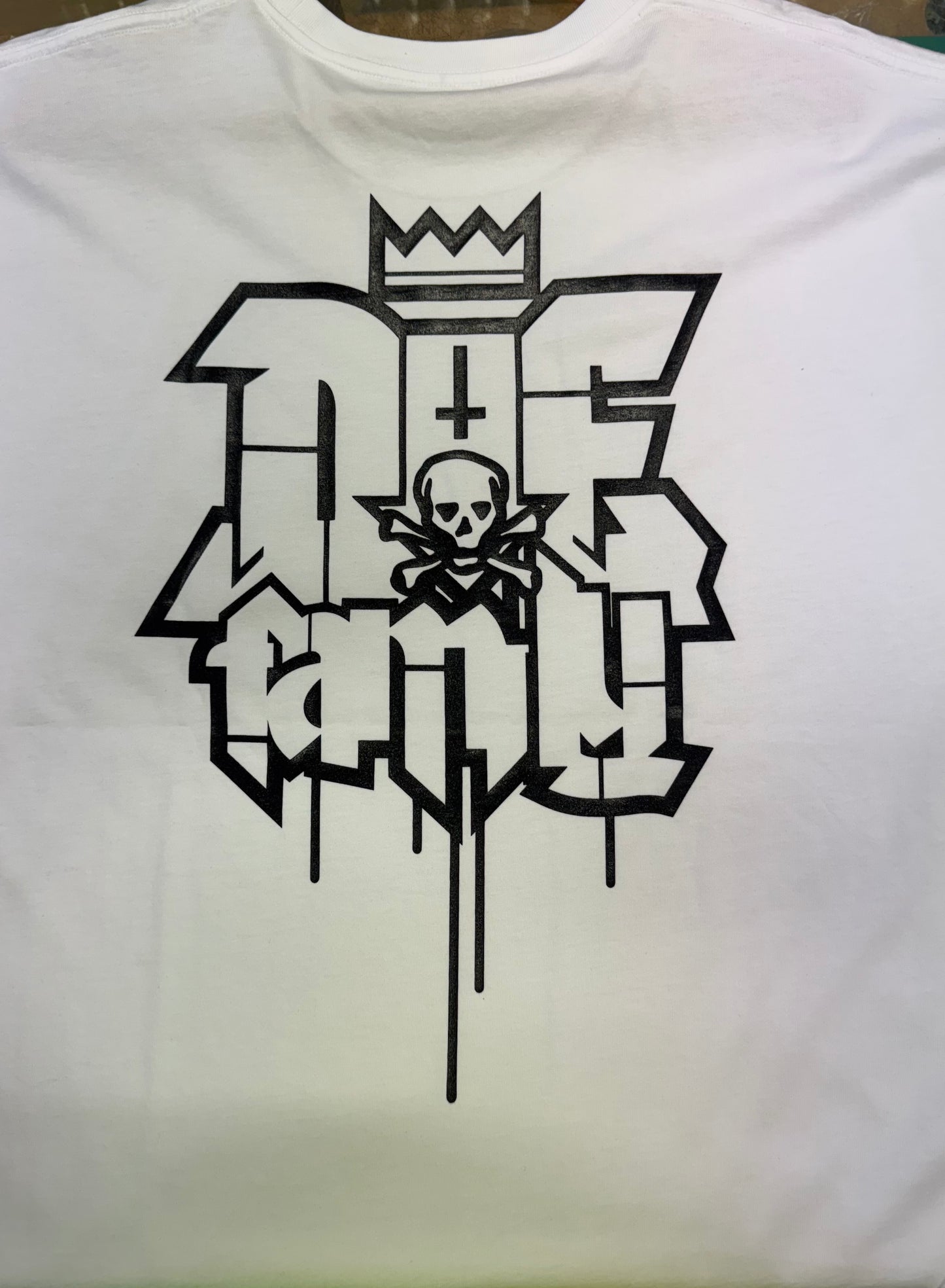 Die Family Back Print - White