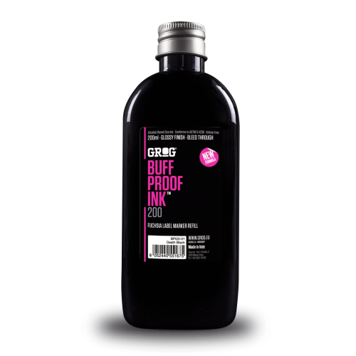 Grog Buff Proof Ink 200ml - Death Black