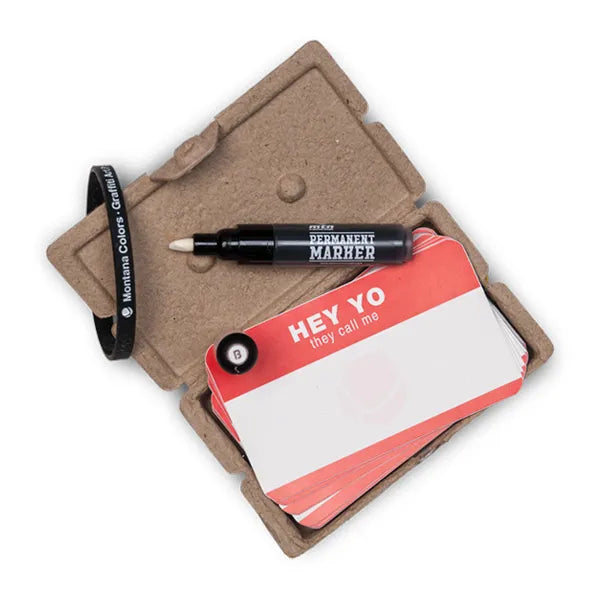 MTN WTF Sticker Set - HEY YO 50 Units + Marker