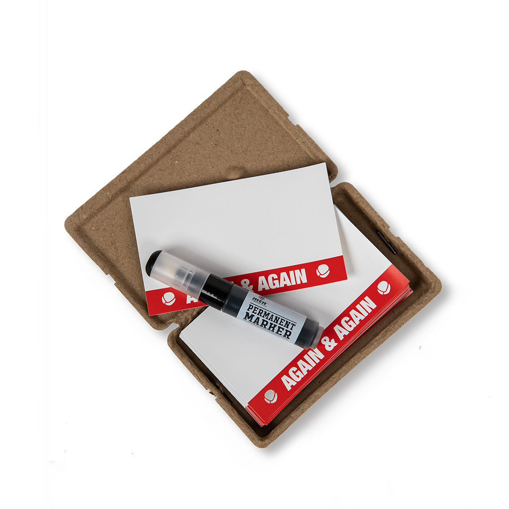 MTN WTF Sticker Set - AGAIN & AGAIN 50 Units + Marker