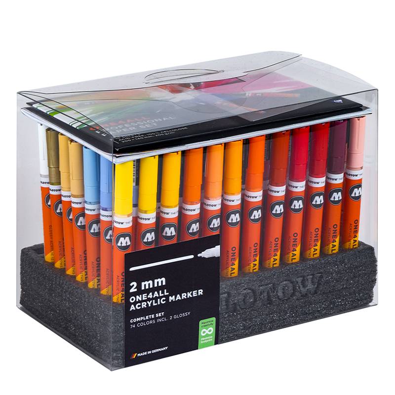 MOLOTOW ONE4ALL Complete Marker Set 127hs – 74pc