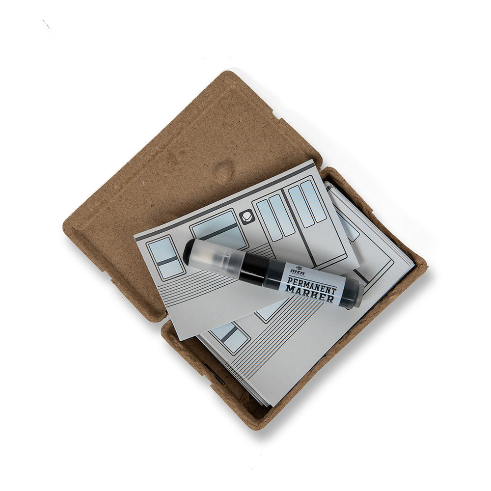 MTN WTF Stickers Set - Subway 50 Units + Marker