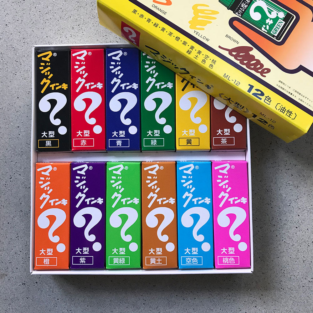 Magic Ink - Permanent Marker 12 - Color Set