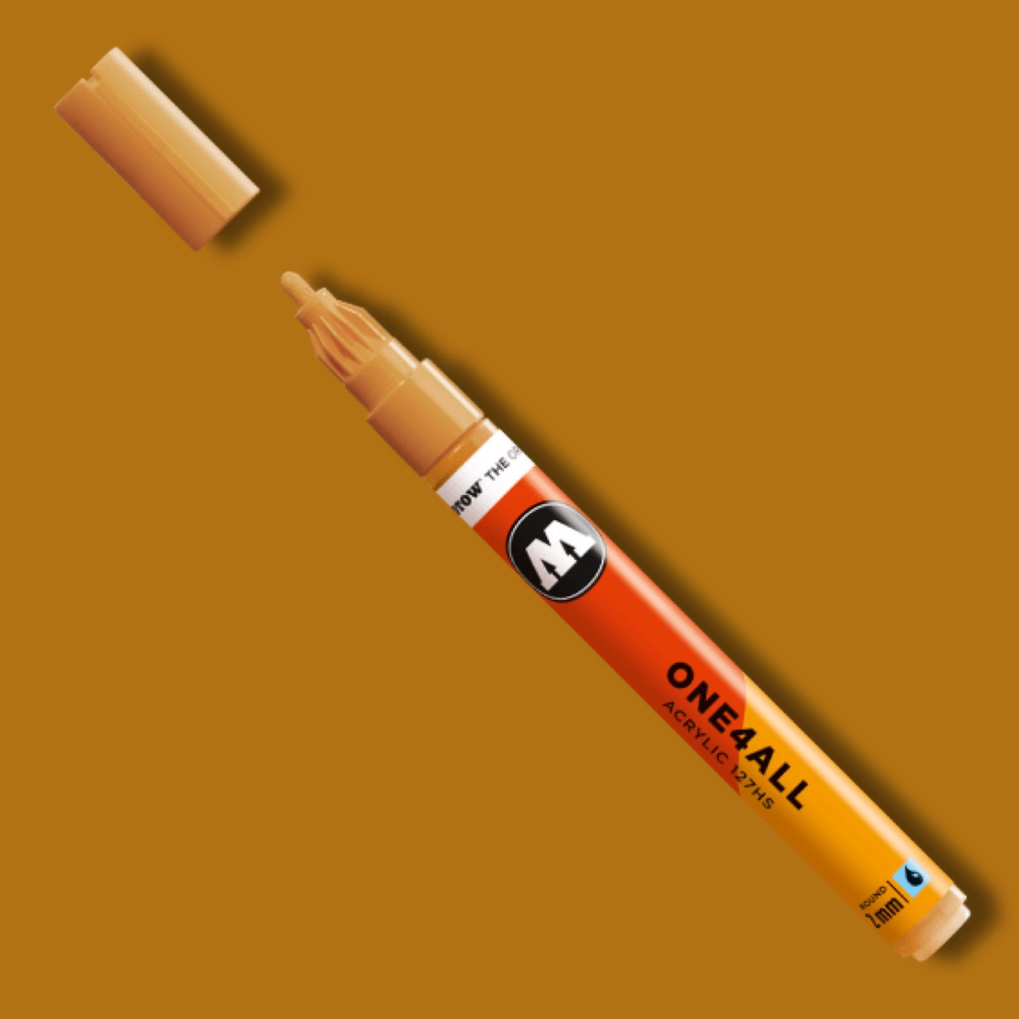 Molotow ONE4ALL Marker 127HS - 208 Ocher Brown Light