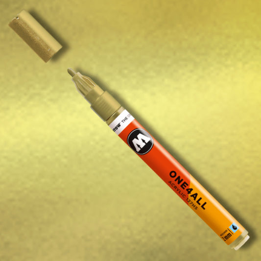 Molotow ONE4ALL Marker 127HS - 228 Metallic Gold