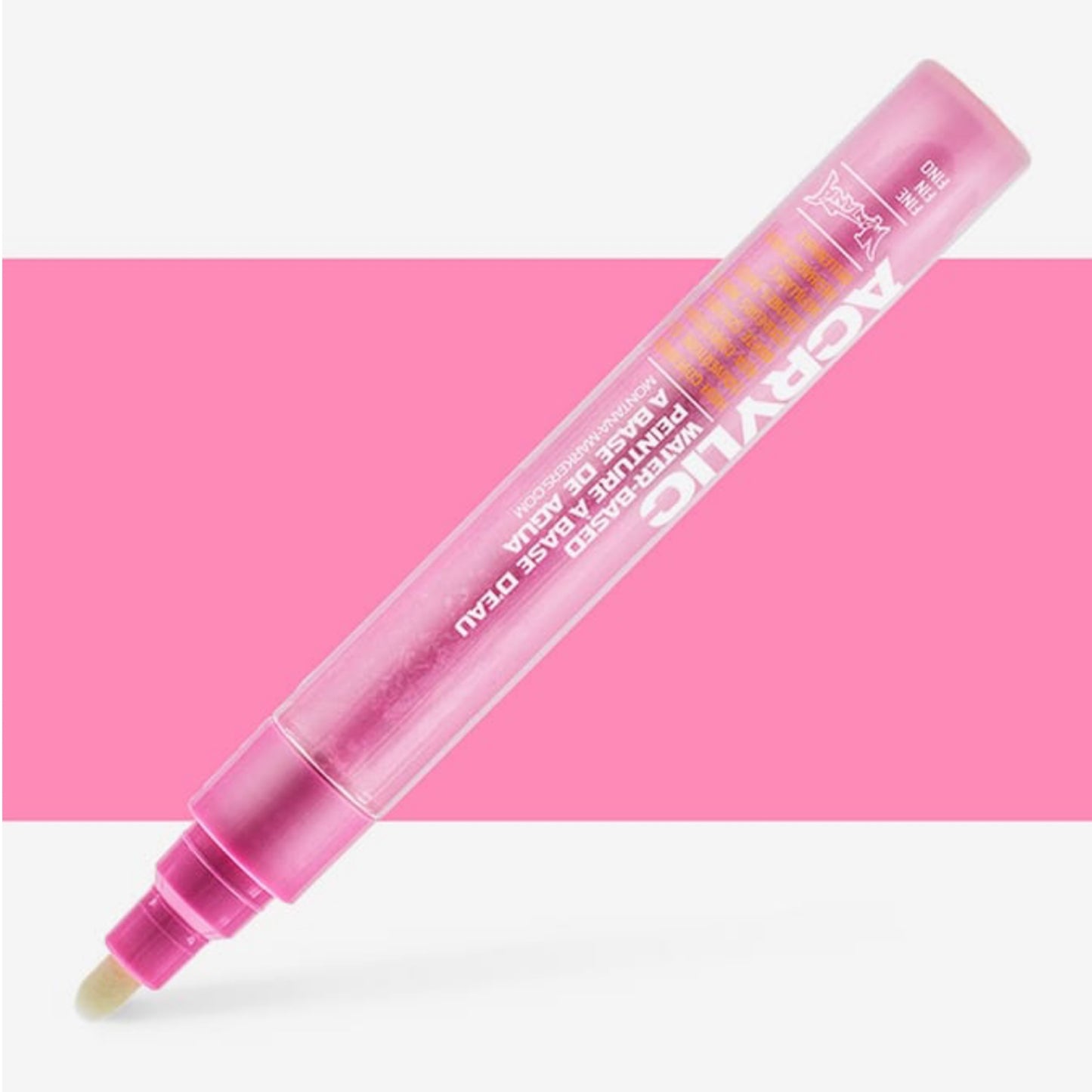 Montana Acrylic Marker 2mm Fine - Shock Pink Light