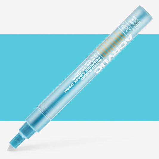 Montana Acrylic Marker 0.7mm Fine - Shock Blue Light