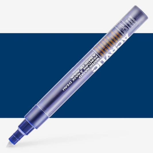 Montana Acrylic Marker 0.7mm Fine - Shock Blue Dark