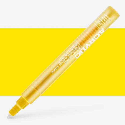 Montana Acrylic Marker 0.7mm Fine - Shock Yellow Light
