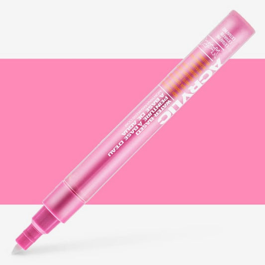 Montana Acrylic Marker 0.7mm Fine - Shock Pink Light