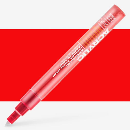 Montana Acrylic Marker 0.7mm Fine - Shock Red
