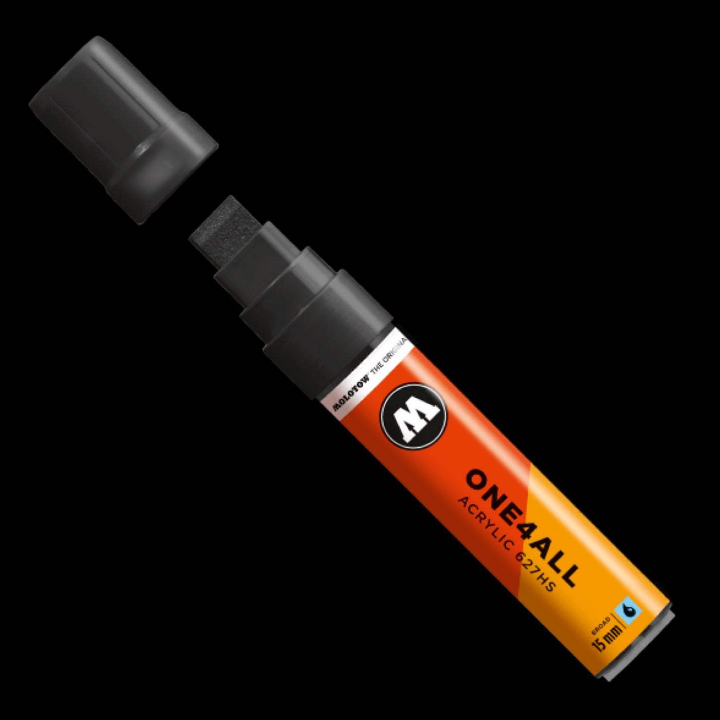 MOLOTOW ONE4ALL Marker 627HS - Black Gloss