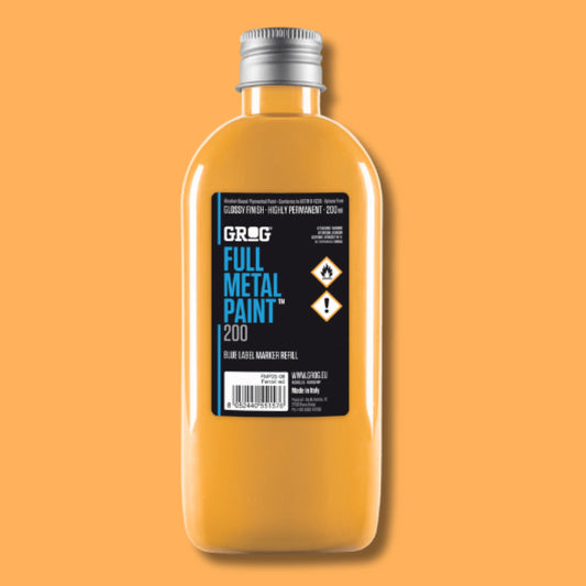 Grog Full Metal Paint 200ml - Sunray Yellow